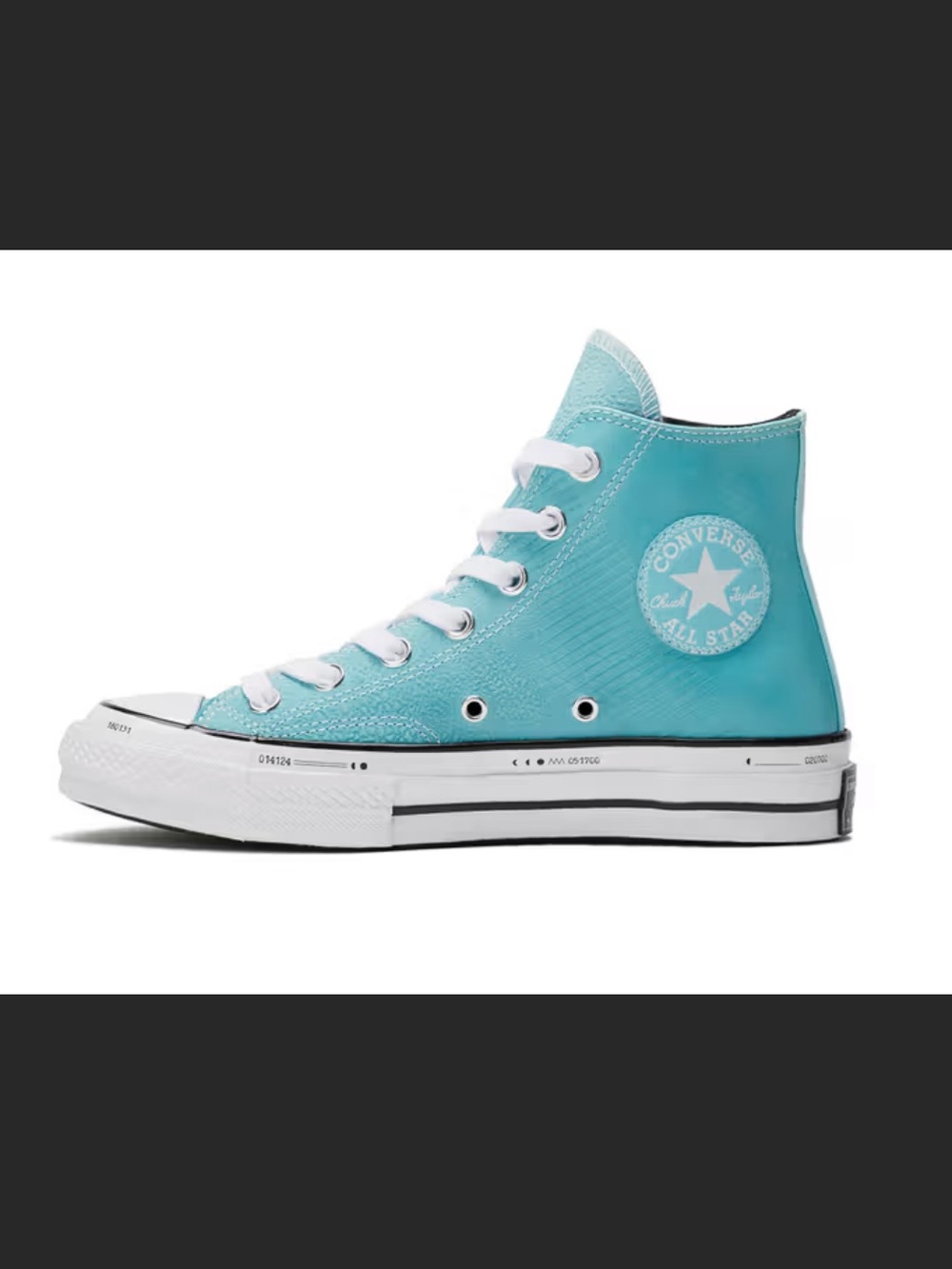 Ltd Edition Converse CTAS High Top Leather Sneakers Lunar Eclipse Aqua W6.5 NEW